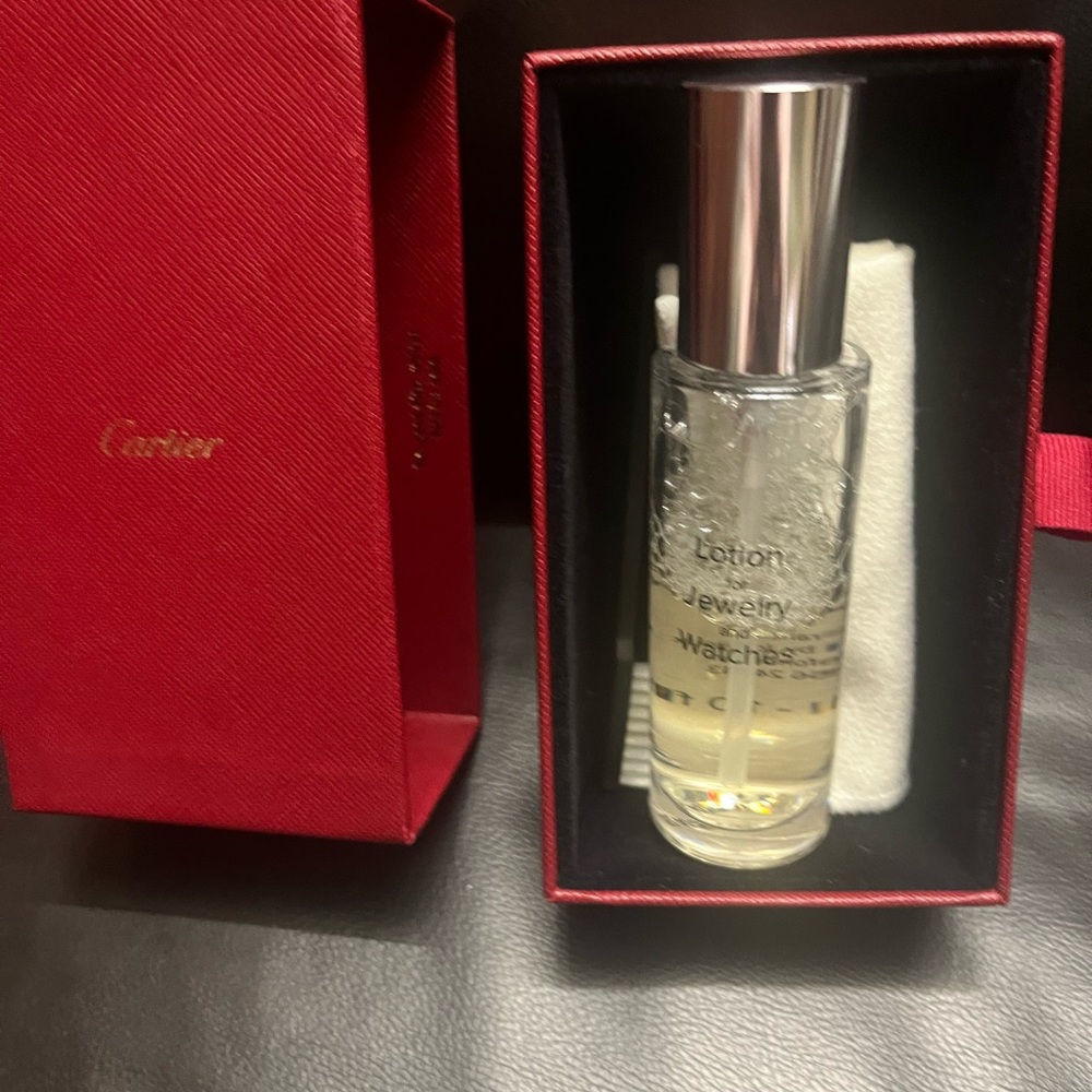 Cartier Jewelry and Watches Lotion in Red Box